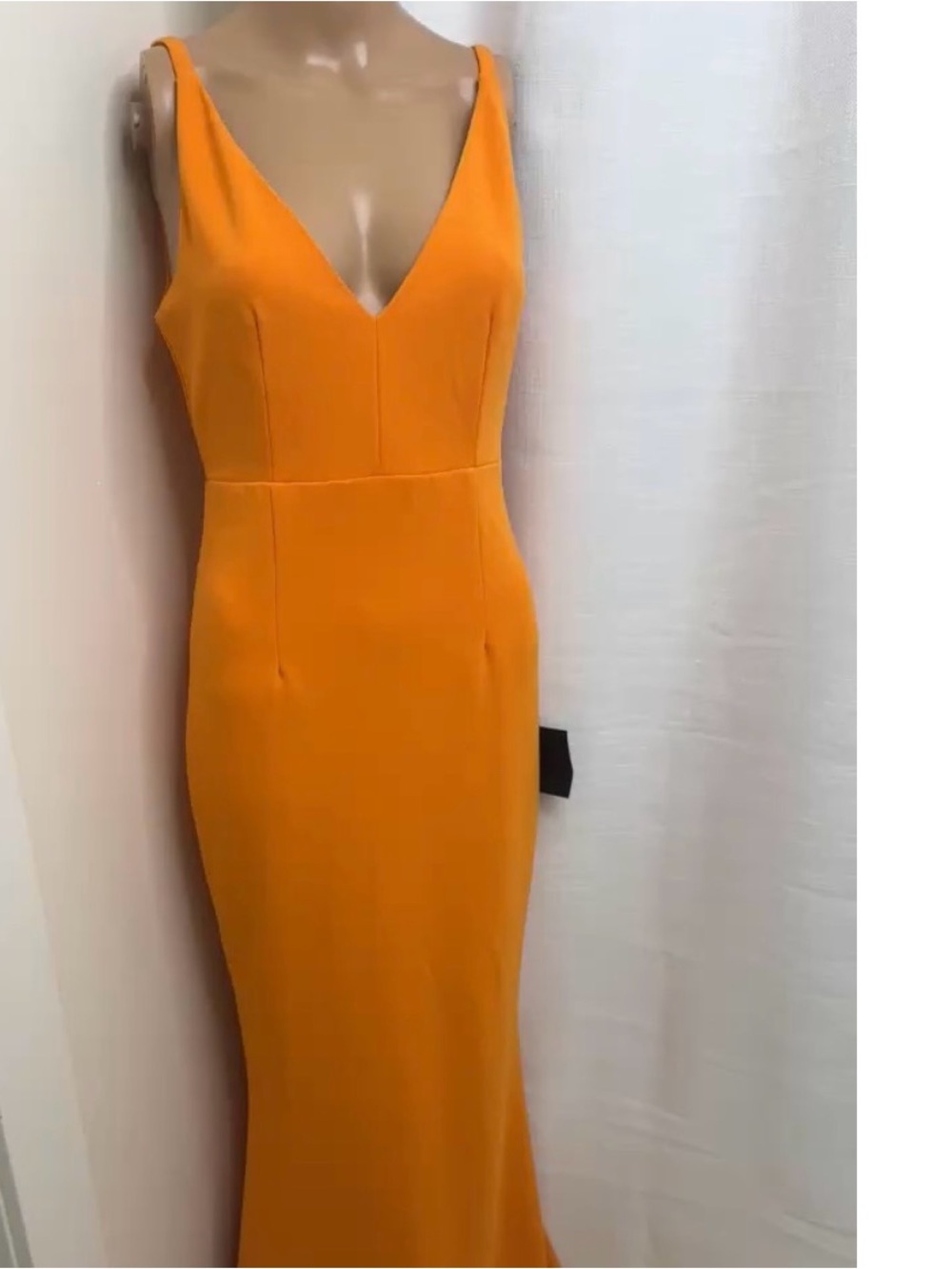 Lulu's Melora Orange Sleeveless Maxi Dress - size small - Picture 4 of 6